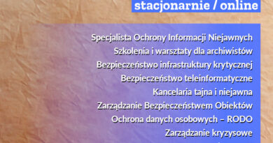 Szkolenia z KSOIN - listopad/grudzień 2024